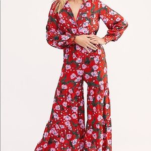 FP CHIC FLORAL SLEEPING IN THE GARDEN JUMPSUIT XS